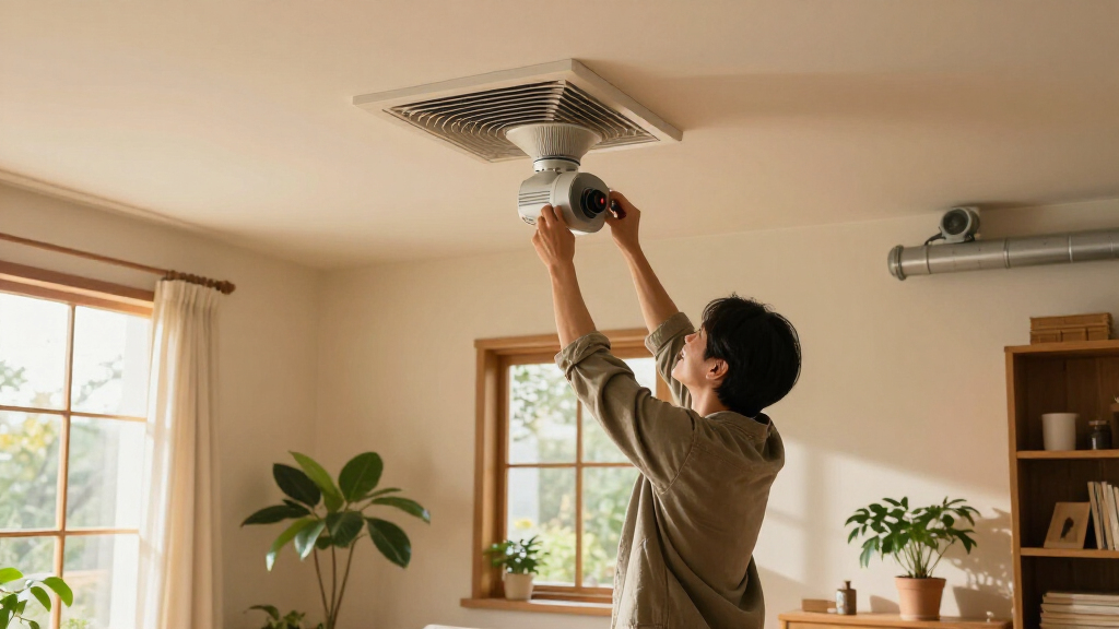 duct booster fan for airflow
