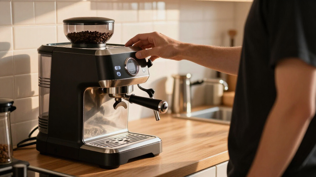 espresso machines with builtin grinder