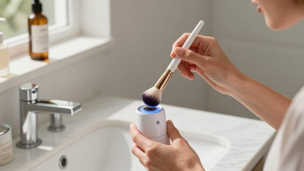 best UV makeup brush sanitizer for acne-prone skin