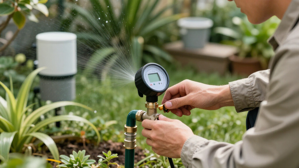 smart sprinkler valves with flow meters