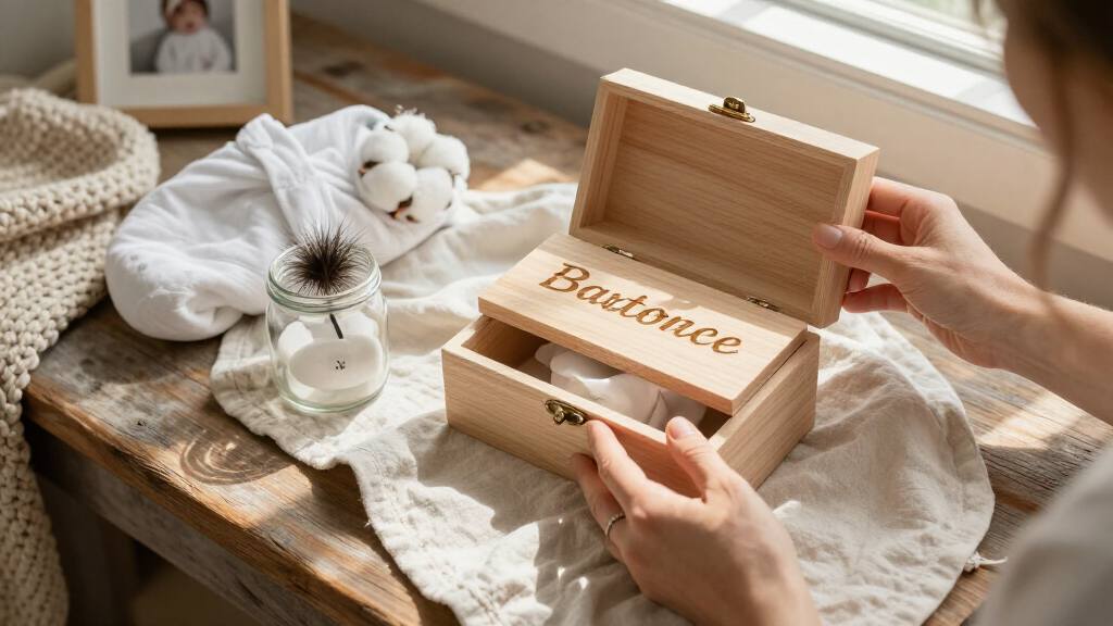 best custom birth keepsake boxes with full name
