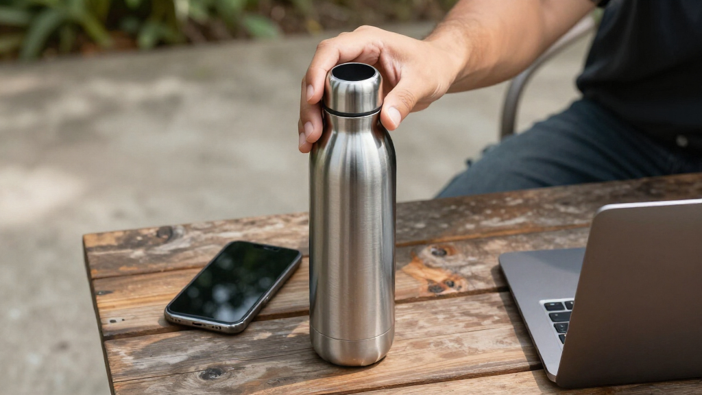 stainless steel water bottle