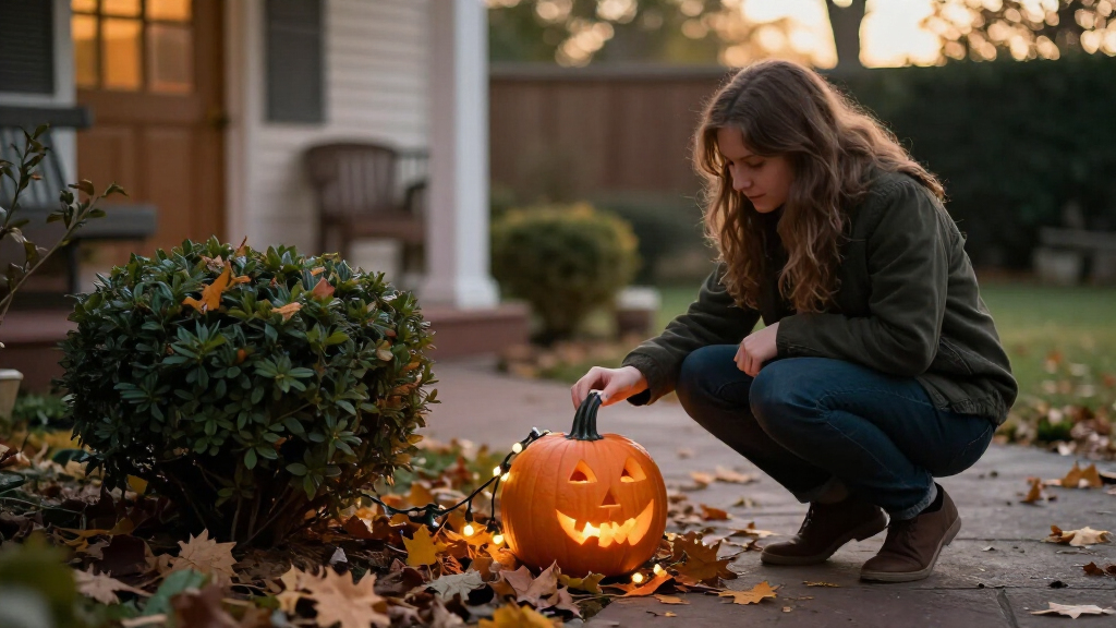 outdoor Halloween decorations
