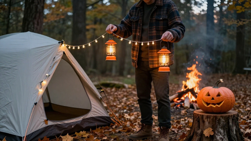 halloween camping decorations