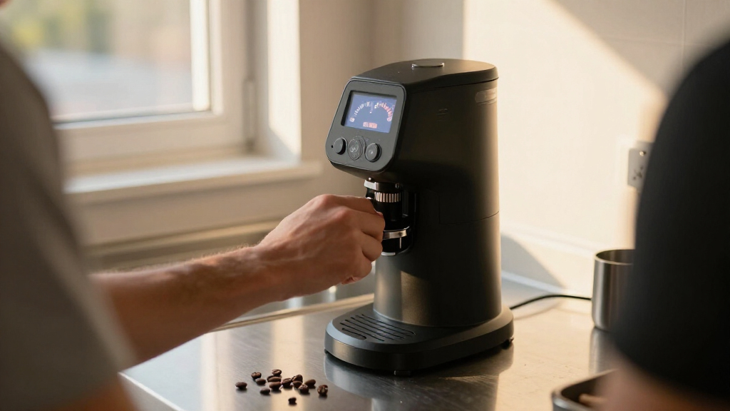 best flat burr grinder with variable RPM for espresso