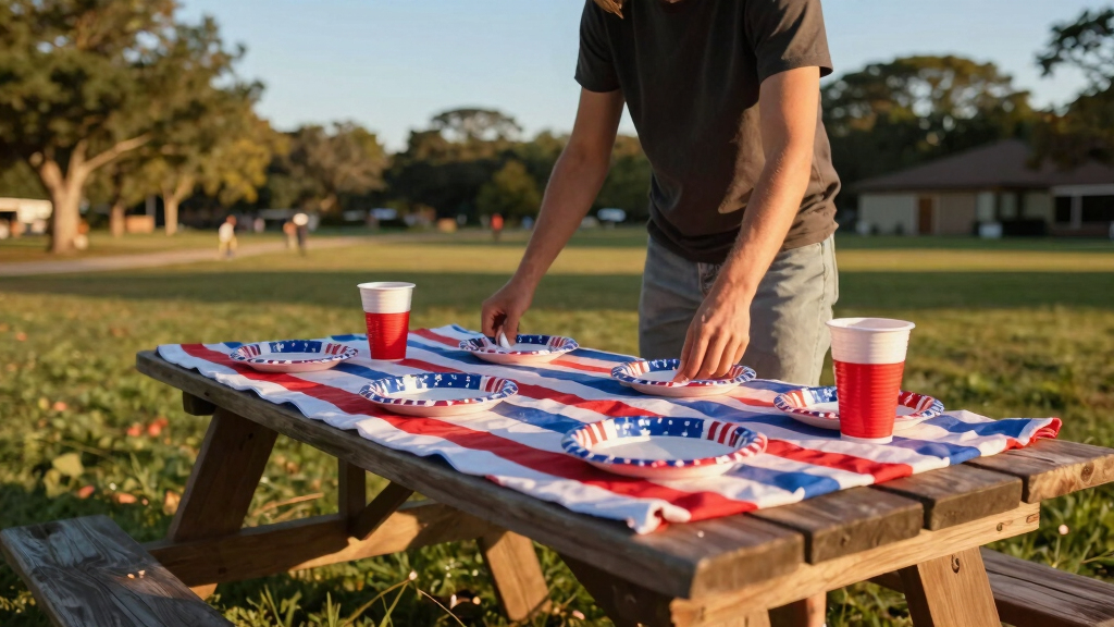 patriotic outdoor party supplies