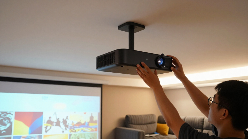 premium ceiling drop projection mounts