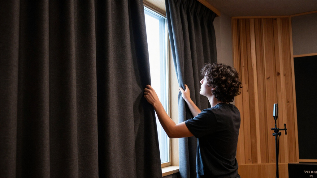 soundproof curtains for recording room