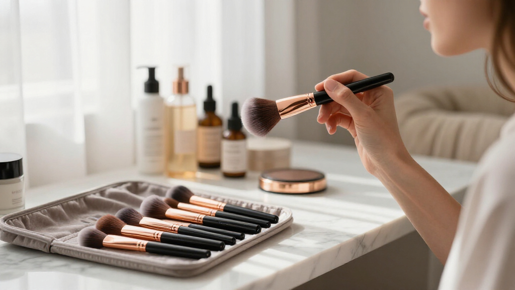 luxury makeup brush set