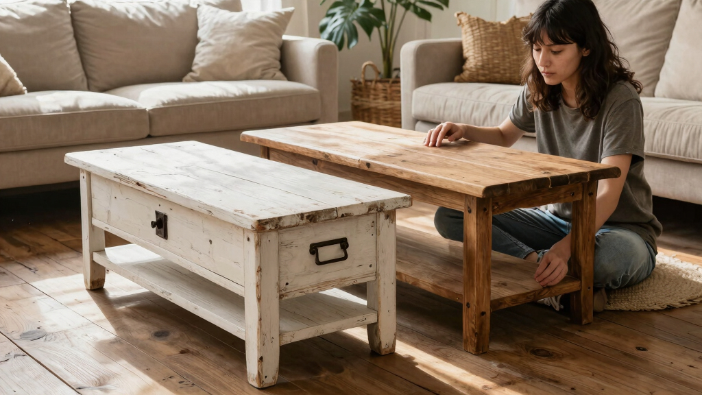 vintage farmhouse coffee tables