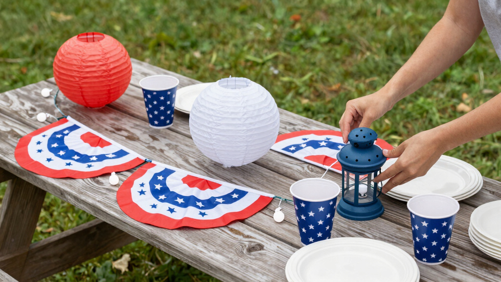 patriotic outdoor party supplies