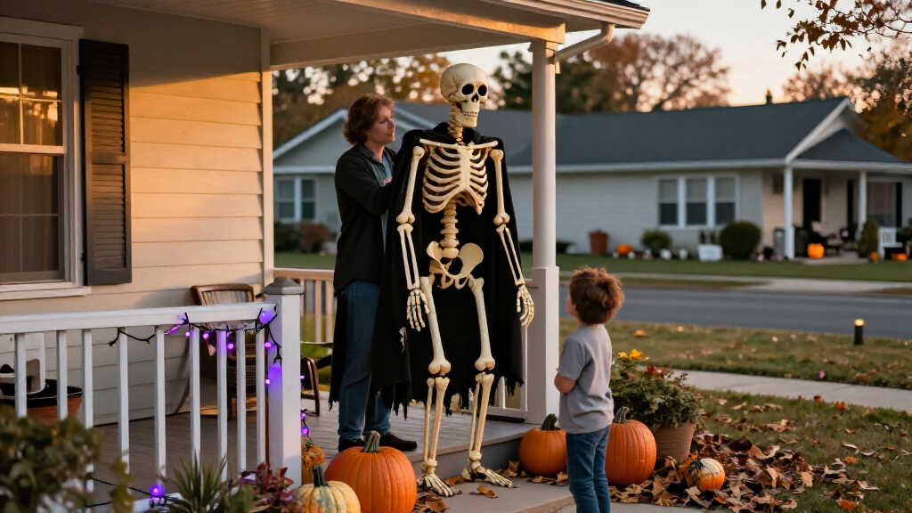 Halloween animatronic decorations