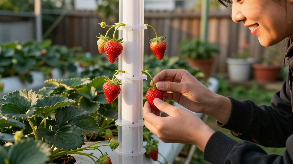 best hydroponic tower for strawberries