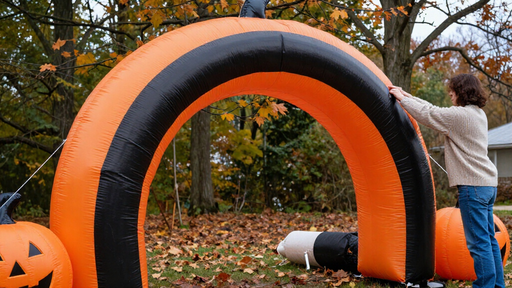 15 Best Halloween Inflatable Pumpkin Arches That Will Make Your Yard Spooktacular 37 halloween inflatable pumpkin arch