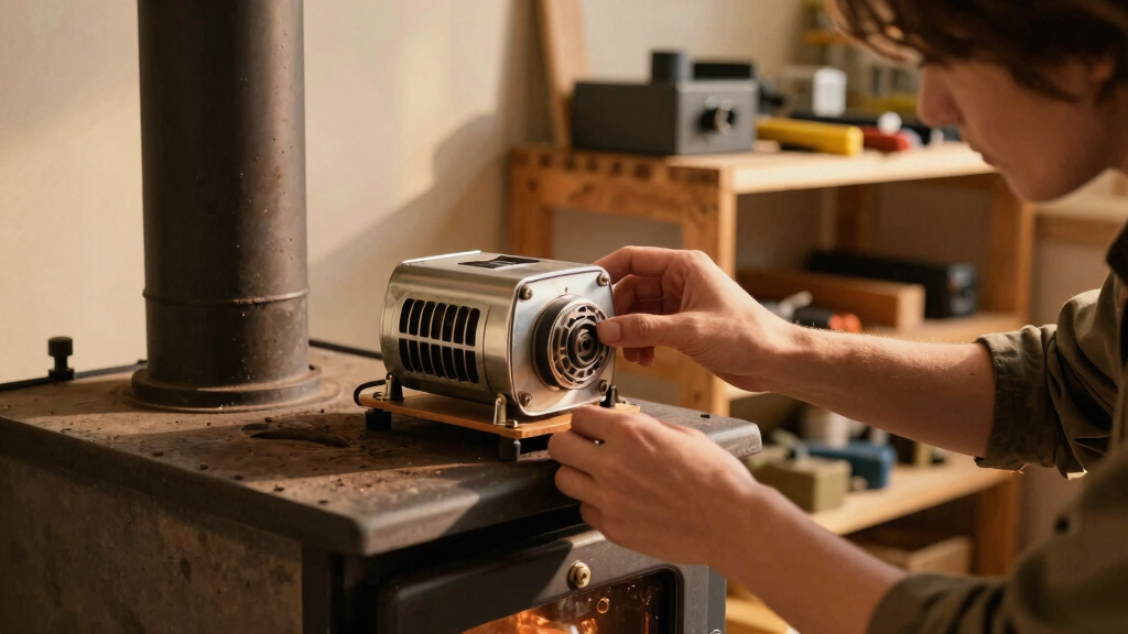 thermoelectric generator for wood stove