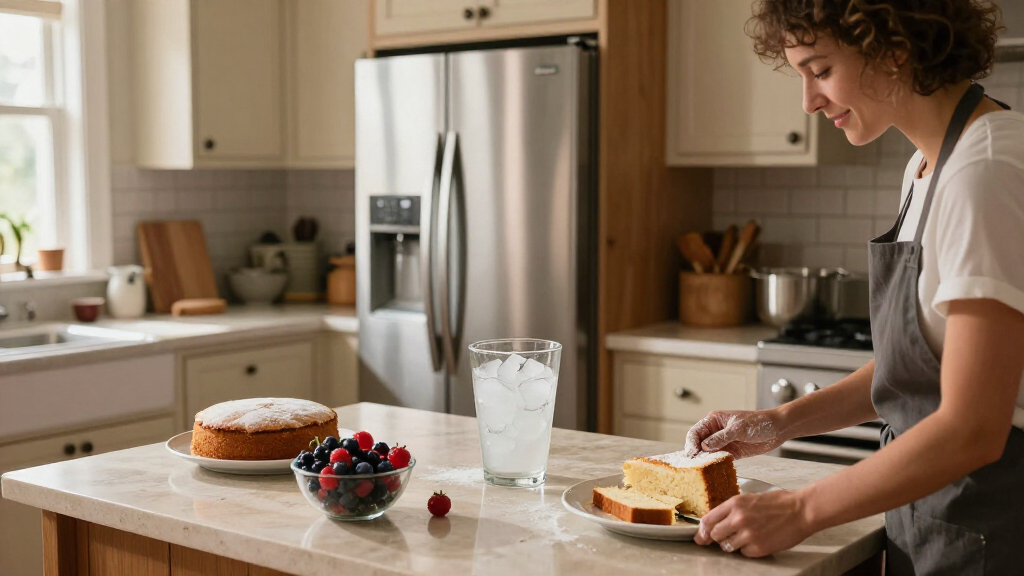 american style fridge freezer with ice maker