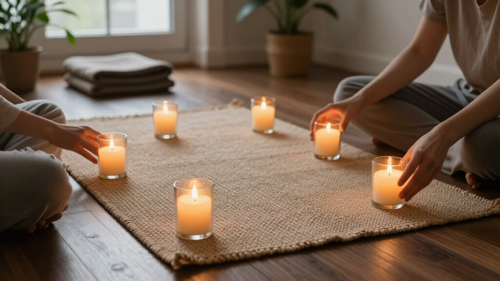 rechargeable electric candles for meditation