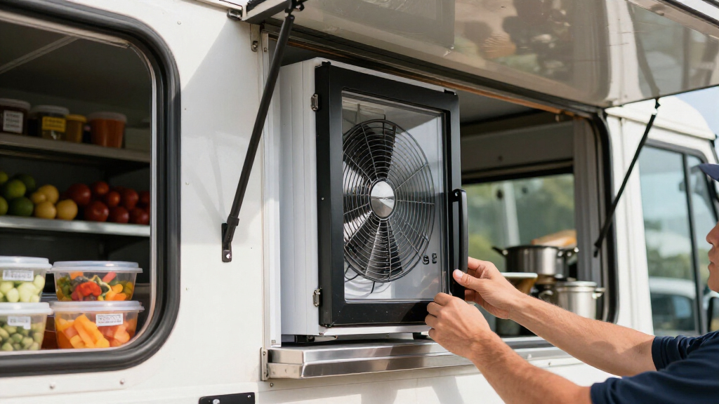best fan cooled refrigerators for food truck business