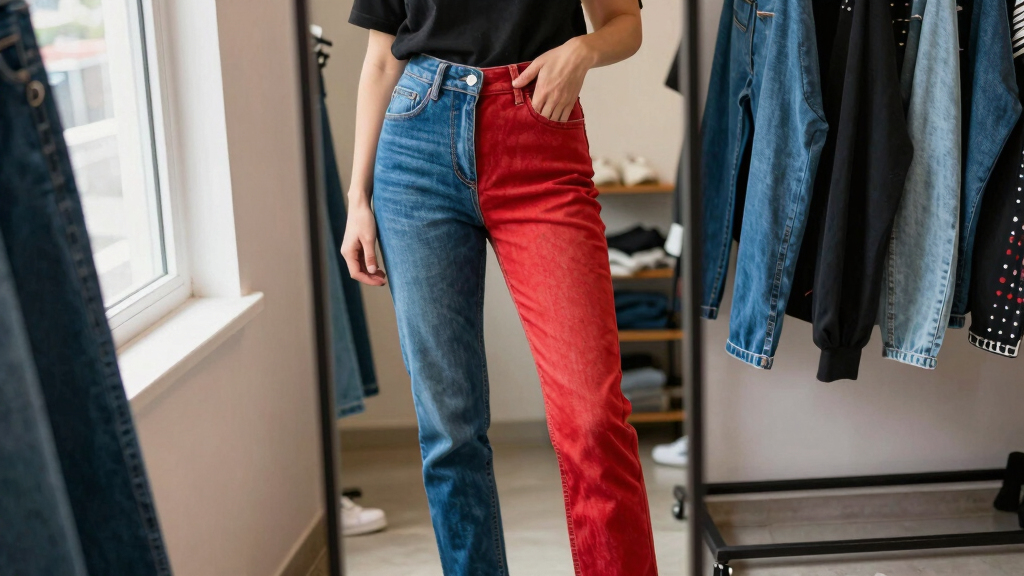 best colored denim jeans