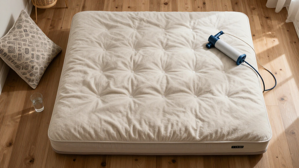 air mattress with pump for pressure ulcer prevention