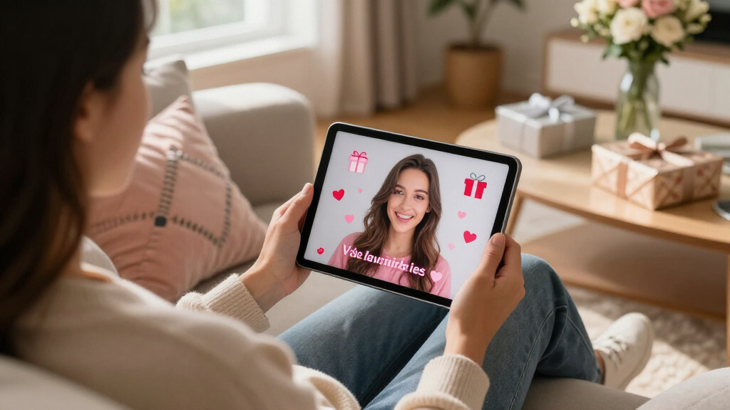 order designer valentine video message gifts