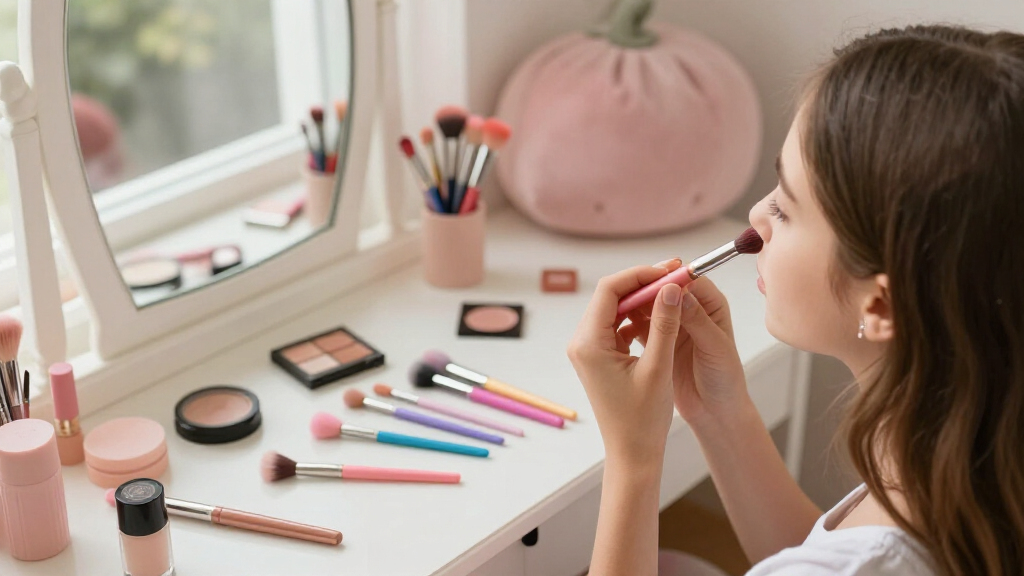 makeup brushes for teens