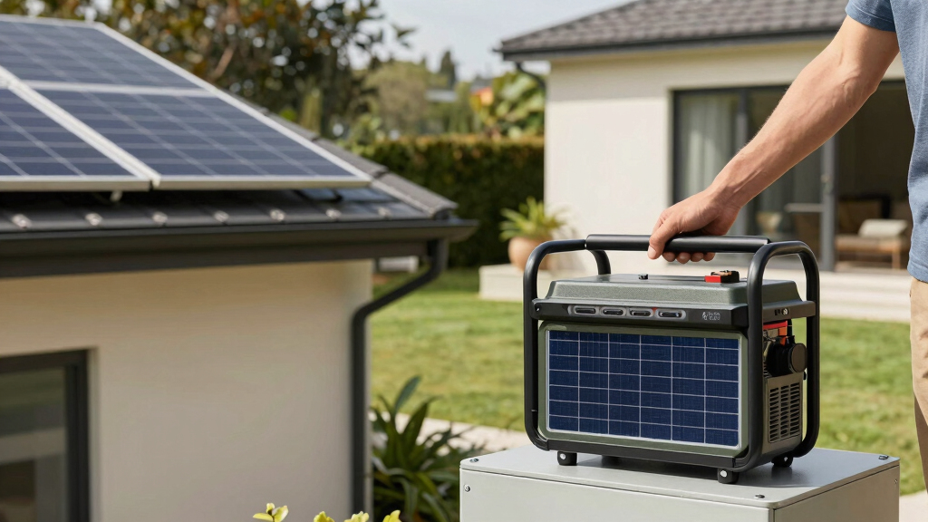 solar-powered backup generators