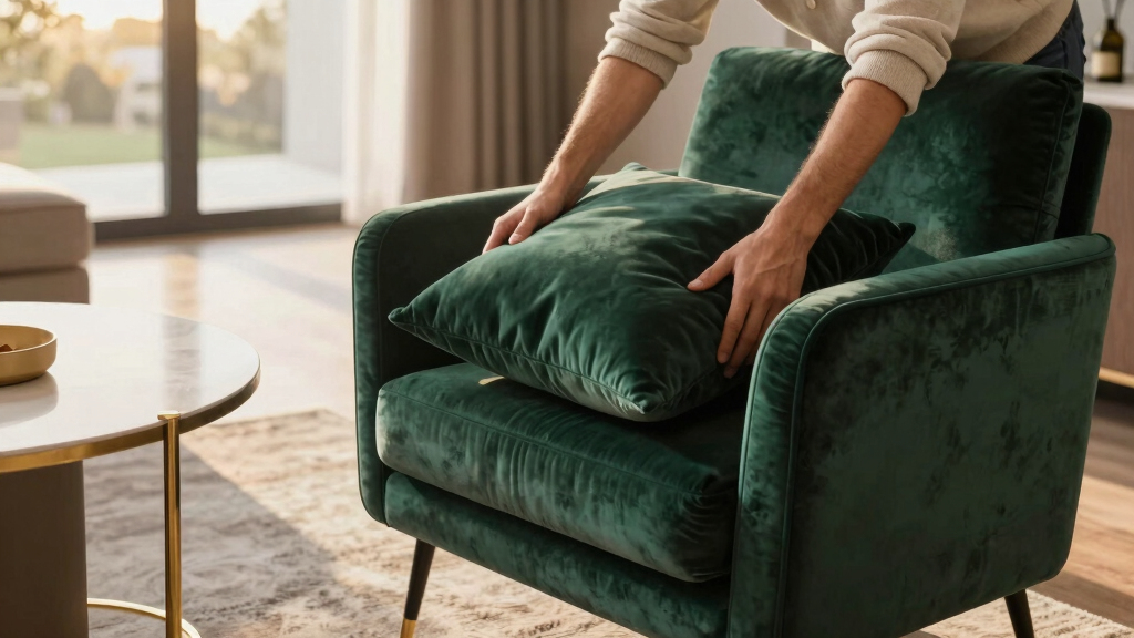 luxury velvet accent chairs