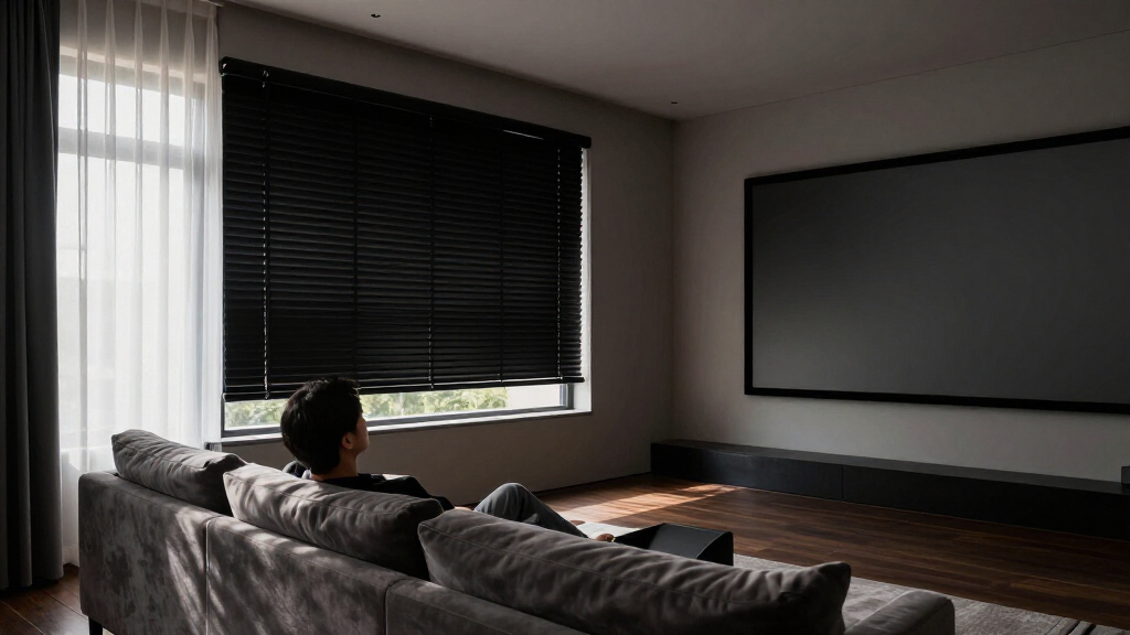 motorized blackout blinds for home theaters