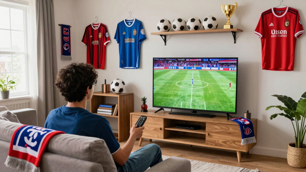 soccer fan room decor