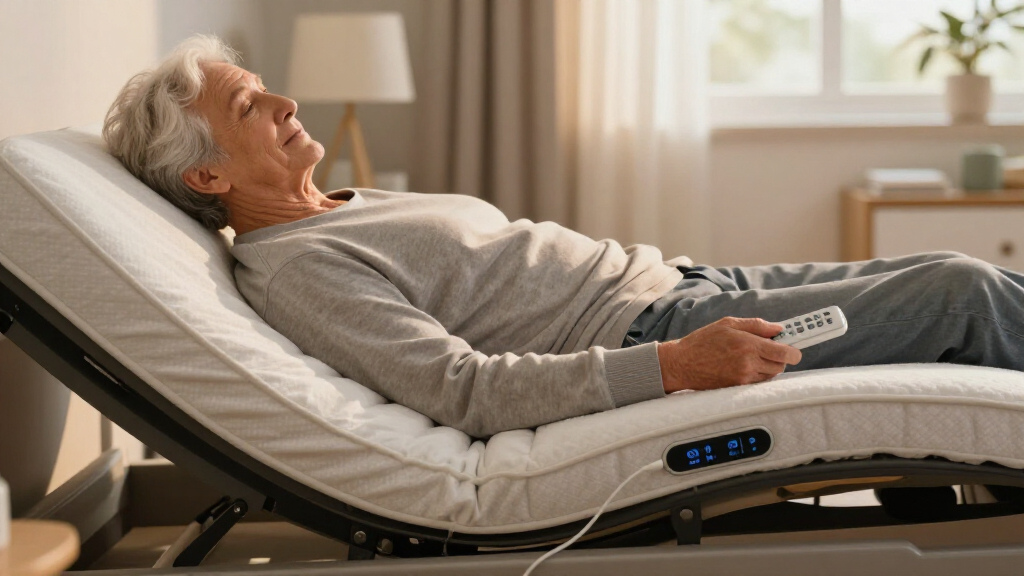 smart adjustable beds with lumbar support