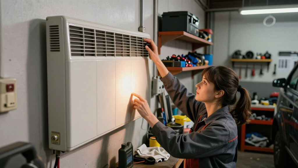 automotive garage heater