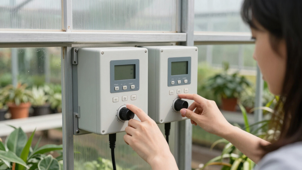 best dual-stage temperature controllers for greenhouses