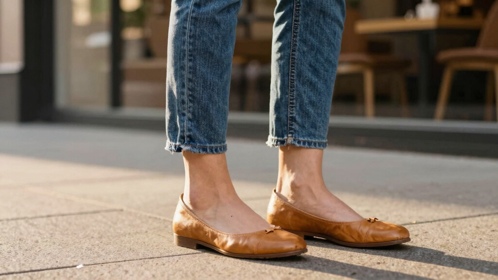 best flat shoes for jeans