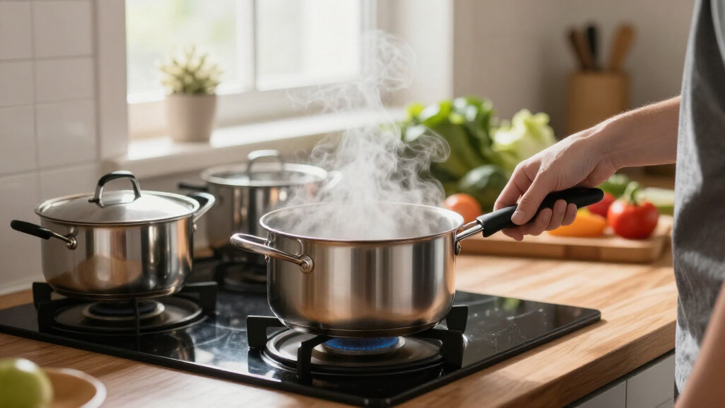induction ready cookware set for even heating