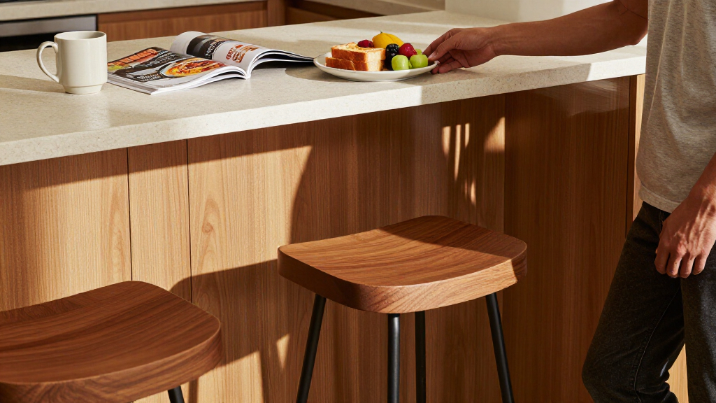 premium bar stool set for breakfast nook or station