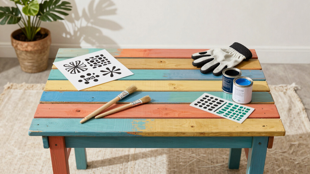 best patio paint and stencils