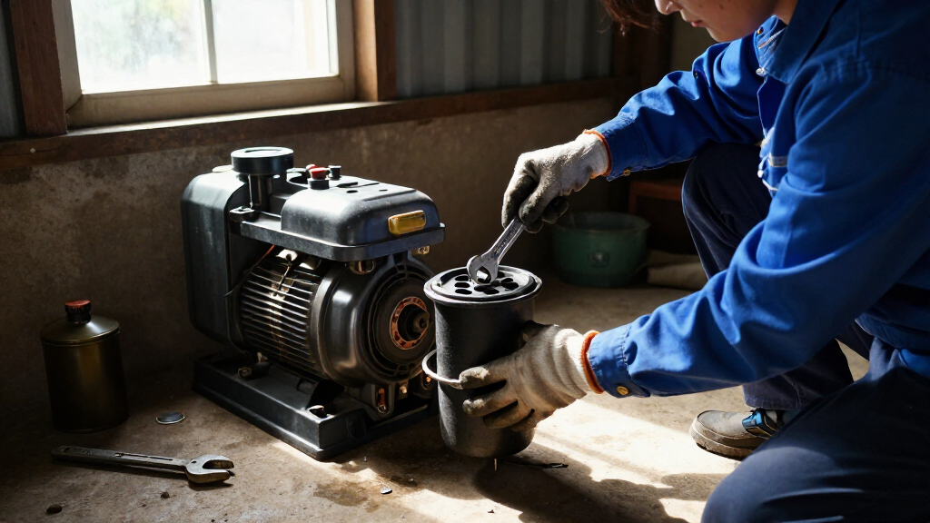 generator oil filter for well pumps