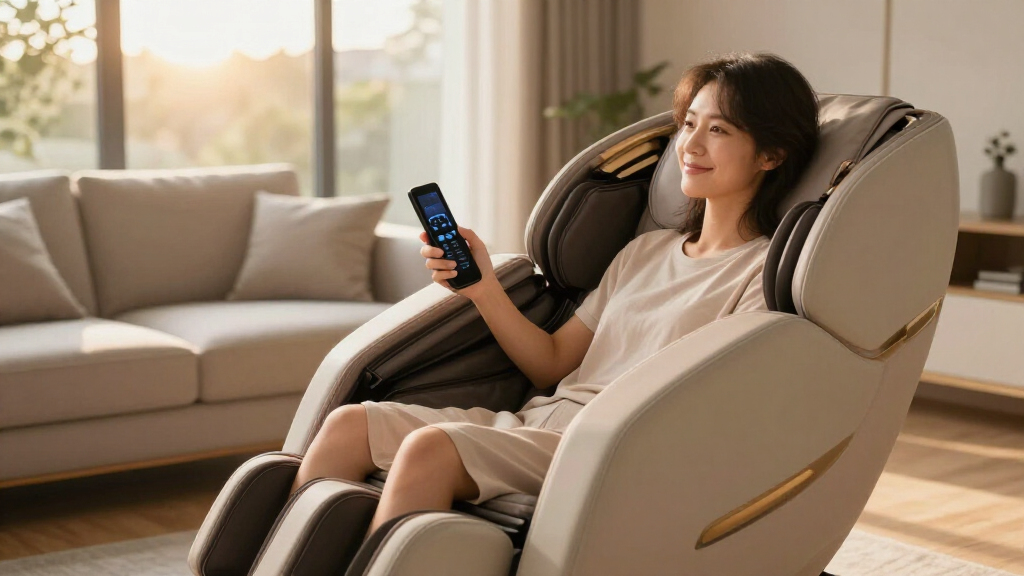best luxury massage chair with touchscreen remote