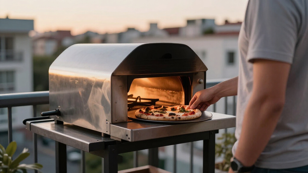 gas pizza oven for apartment balcony