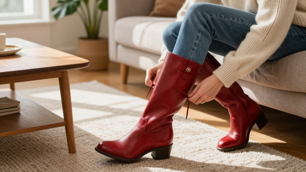 best retro knee-high boots