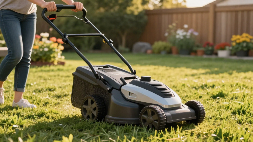 self propelled electric lawn mower