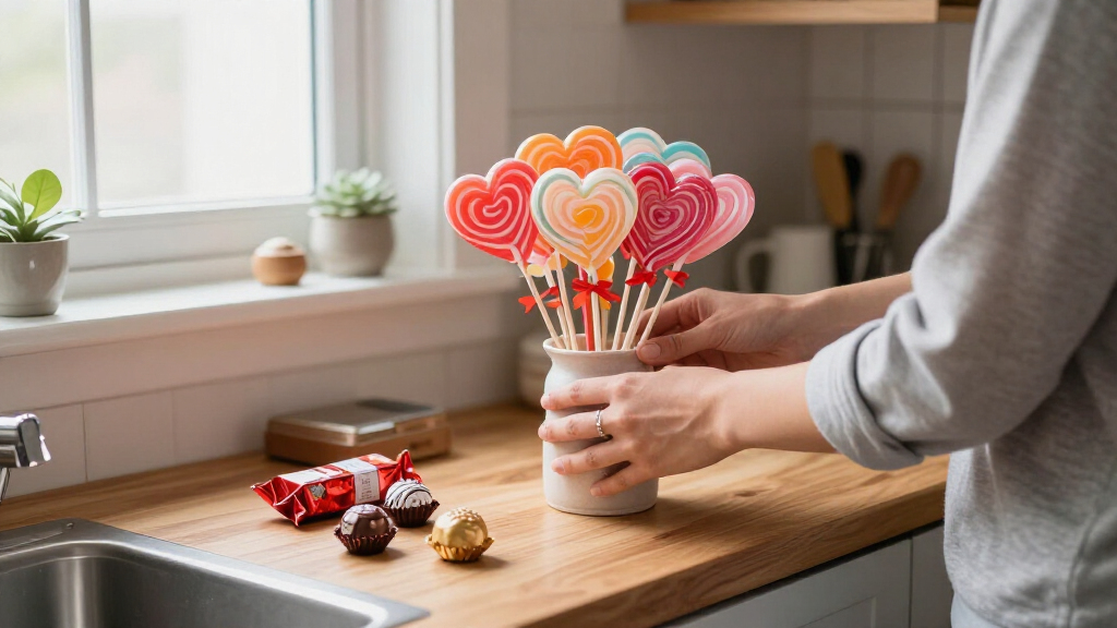 candy bouquet valentines