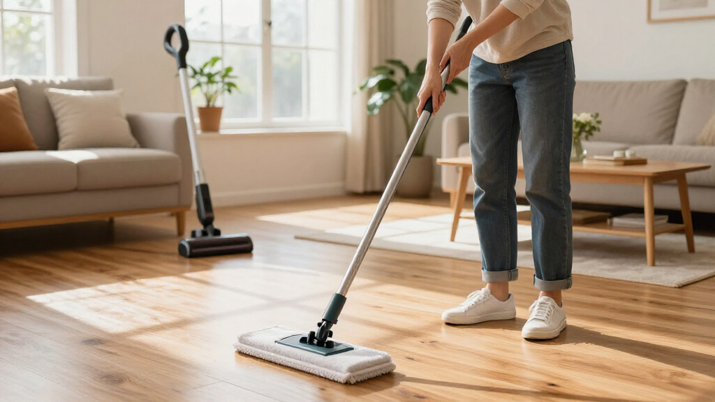 mop system for hardwood floors