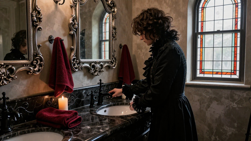 best gothic bathroom decor