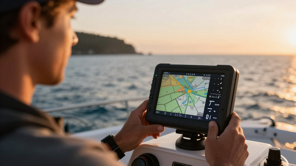 marine chartplotter with sonar combo