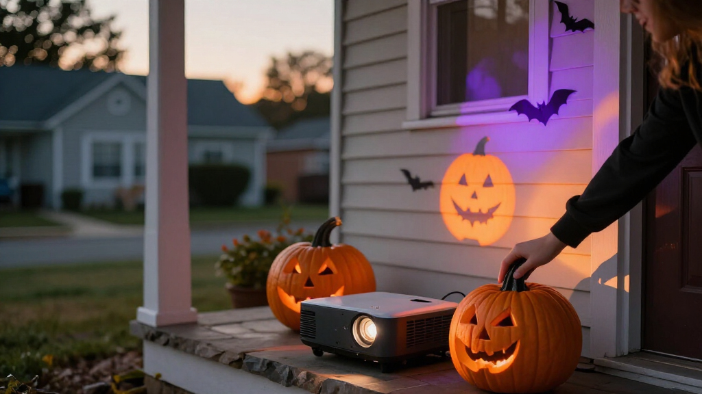 Halloween projector lights