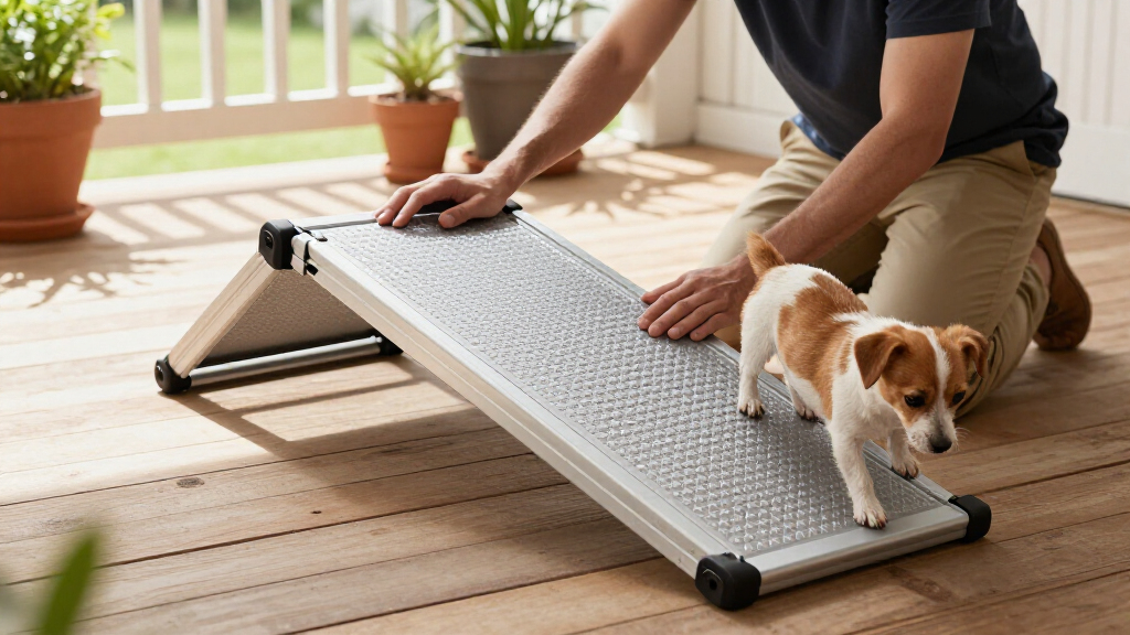 telescoping dog ramp