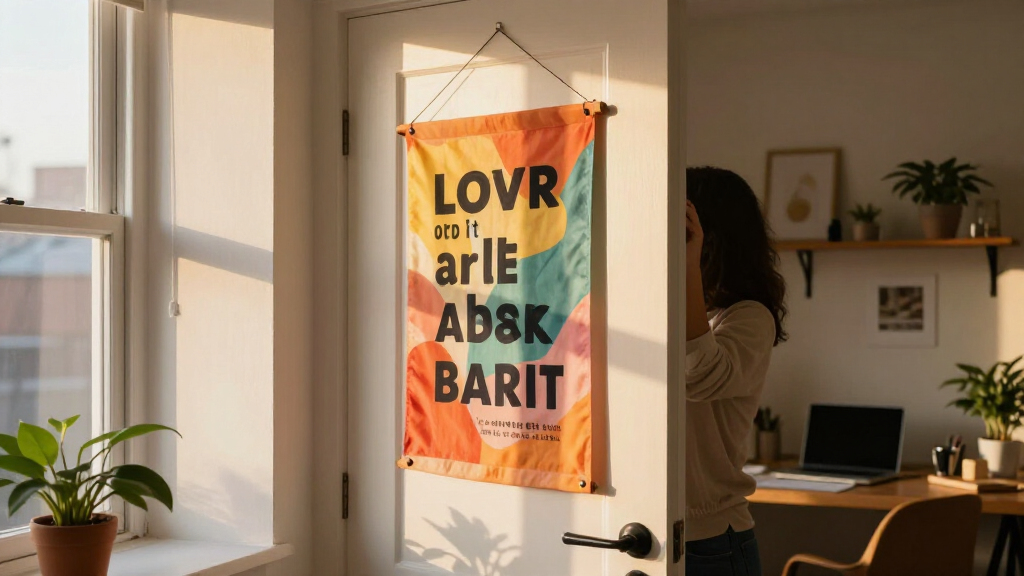 motivational door banners