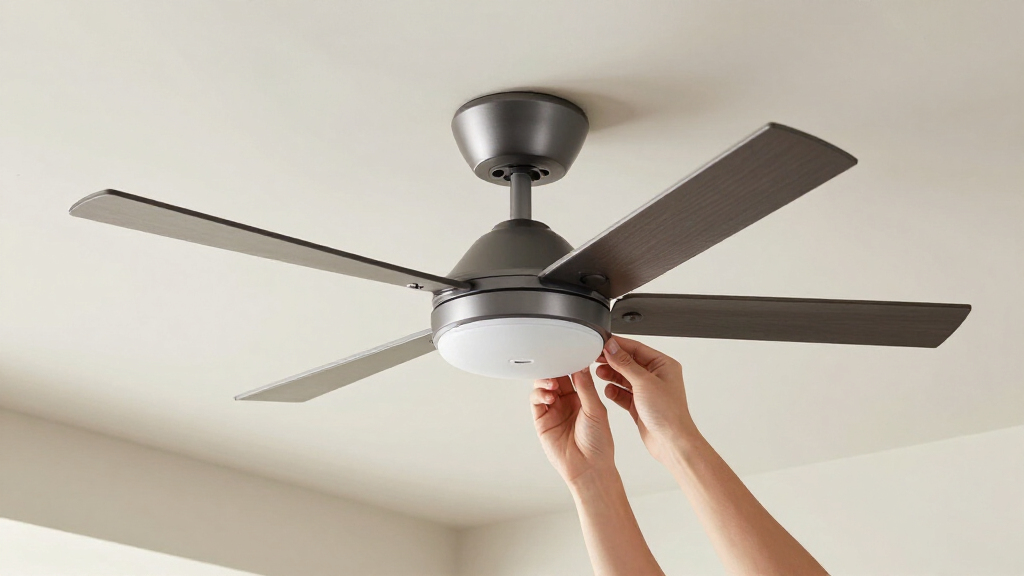 gunmetal ceiling fan minimalist